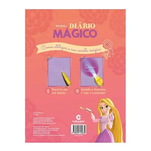 Meu Diário Magico Princesas da Disney | C/ Caneta Magica