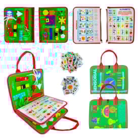 Segunda imagem do produto Meu Livrinho Sensorial | Maleta Educativa | Horas