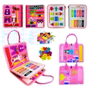 Segunda imagem do produto Meu Livrinho Sensorial | Maleta Educativa | Princesas