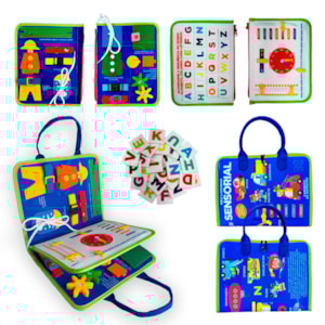 Segunda imagem do produto Meu Livrinho Sensorial | Maleta Educativa | Veículos