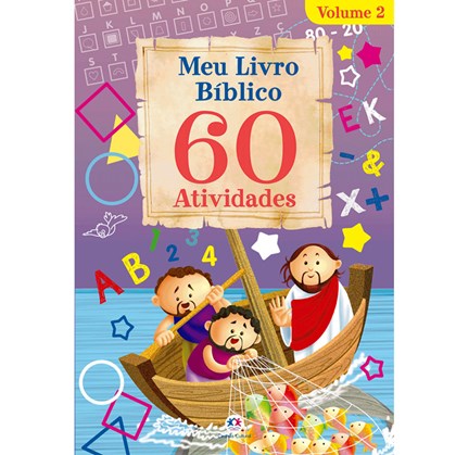 Meu livro bíblico 60 atividades - Vol.2 | Ciranda Cultural