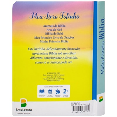 Segunda imagem do produto Meu Livro Fofinho: Minha Primeira Bíblia | Todolivro