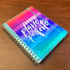 Segunda imagem do produto Meu Plano Perfeito | Capa Colorida Aquarela