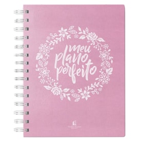 Meu Plano Perfeito | Capa Tecido Rosa