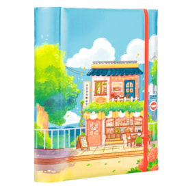 Meu Plano Perfeito Florescer | Capa Almofadada Espiral Oculto Dorama