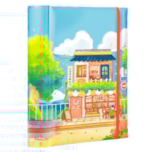 Meu Plano Perfeito Florescer | Capa Almofadada Espiral Oculto Dorama