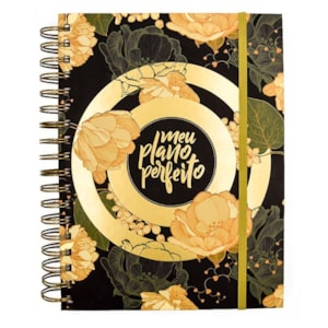 Segunda imagem do produto Meu Plano Perfeito Yellow Floral | Capa Dura