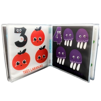 Segunda imagem do produto Meu Primeiro Livrinho de Banho |  Livro Contraste |  Números