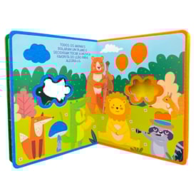 Segunda imagem do produto Meus Amigos Me Fazem Feliz | Livro em Feltro