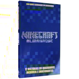 Minecraft Almanaque | 12 Histótias em quadrinhos | Capa Azul