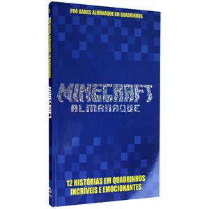 Minecraft Almanaque | 12 Histótias em quadrinhos | Capa Azul