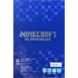 Minecraft Almanaque | 12 Histótias em quadrinhos | Capa Azul