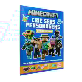 Minecraft | Crie Seu Personagem | Livros De Adesivos