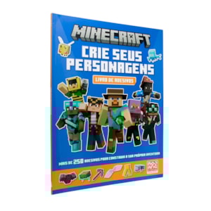 Minecraft | Crie Seu Personagem | Livros De Adesivos