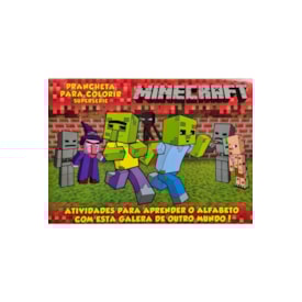 Minecraft | Prancheta para Colorir