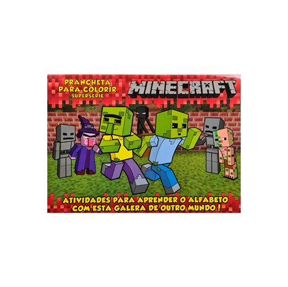 Kit Colorir - Minecraft