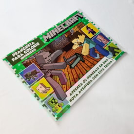 Segunda imagem do produto Minecraft | Prancheta para Colorir | Aprenda os Numerais