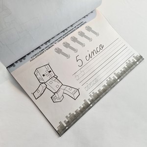 Minecraft | Prancheta para Colorir | Aprenda os Numerais