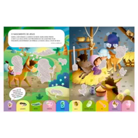 Segunda imagem do produto Minha Bíblia Com Adesivos Brilhantes | A Vida de Jesus