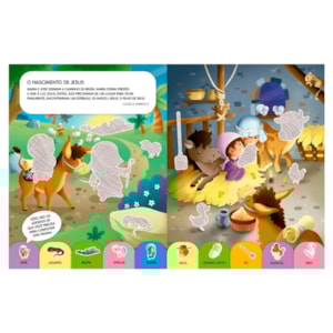 Segunda imagem do produto Minha Bíblia Com Adesivos Brilhantes | A Vida de Jesus