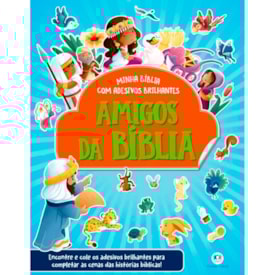 Minha Bíblia Com Adesivos Brilhantes | Amigos da Bíblia