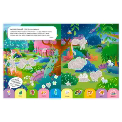 Segunda imagem do produto Minha Bíblia Com Adesivos Brilhantes | Deus e Eu