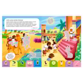 Segunda imagem do produto Minha Bíblia Com Adesivos Brilhantes | Heróis da Bíblia