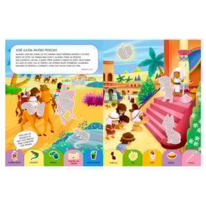 Segunda imagem do produto Minha Bíblia Com Adesivos Brilhantes | Heróis da Bíblia