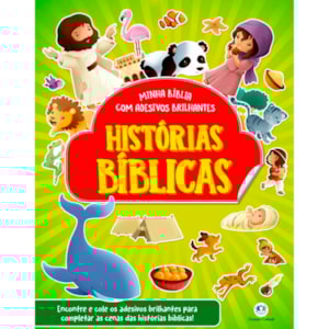 Minha Bíblia Com Adesivos Brilhantes | Histórias Bíblicas