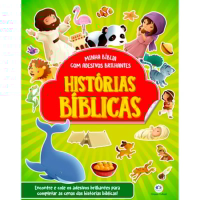 Minha Bíblia Com Adesivos Brilhantes | Histórias Bíblicas