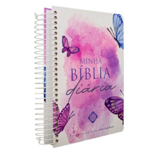 Minha Bíblia Diária Borboleta | NVI | Com Espaços Para Anotações | Capa Dura