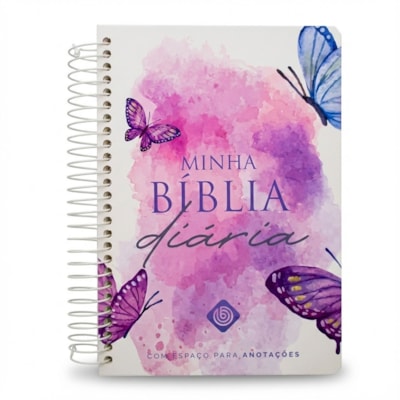 Minha Bíblia Diária Borboleta | NVI | Com Espaços Para Anotações | Capa Dura