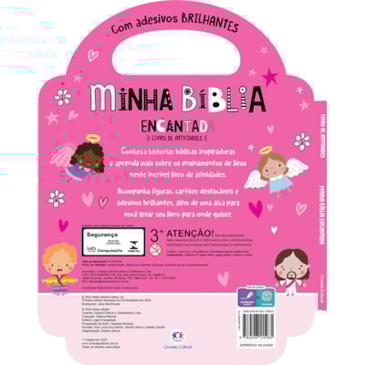 Segunda imagem do produto Minha Bíblia Encantada - com Adesivos Brilhantes e Atividades Incríveis | Ciranda Cultural