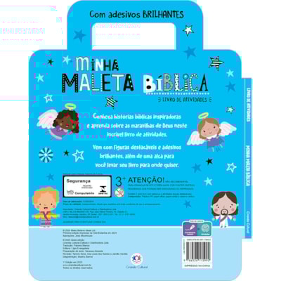 Segunda imagem do produto Minha Maleta Bíblica - com Adesivos Brilhantes e Atividades Incríveis | Ciranda Cultural