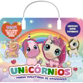 Minha Maletinha de Atividades | Unicórnios | 70 Adesivos Super Fofinhos