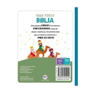 Minha Primeira Bíblia para Meninos | Capa Almofadada | Ciranda Cultural