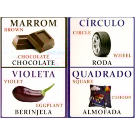 Segunda imagem do produto Minha Primeira Enciclopédia  Bilíngue | Cores e Formas