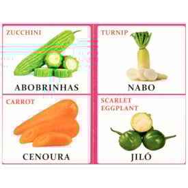 Segunda imagem do produto Minha Primeira Enciclopédia  Bilíngue | Vegetais