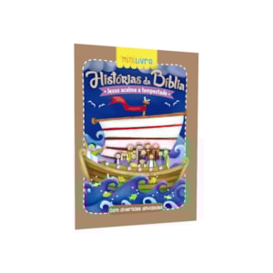Mini Livro | Histórias da Bíblia | Jesus Acalma a Tempestade