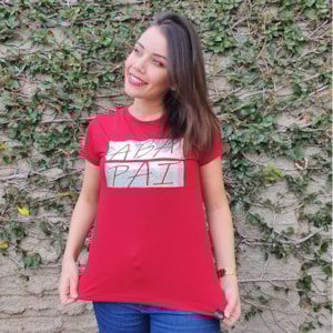 Mini Veste Abba Pai | Vinho| Pecado Zero