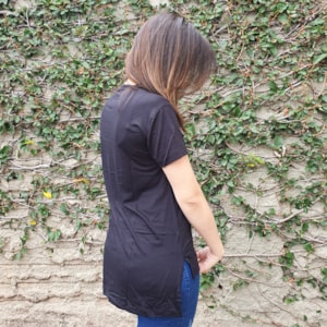 Segunda imagem do produto Mini Veste Abençoada | Preta | Pecado Zero | GG