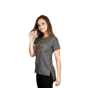 Segunda imagem do produto Mini Veste Cruz de Cristo | Cinza | Pecado Zero | GG