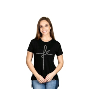 Mini Veste Fé | Preta | Pecado Zero | GG