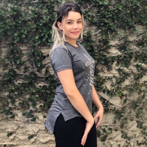 Segunda imagem do produto Mini Veste Jesus Cristo | Cinza | Pecado Zero | GG