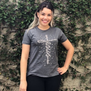 Mini Veste Jesus Cristo | Cinza | Pecado Zero | GG