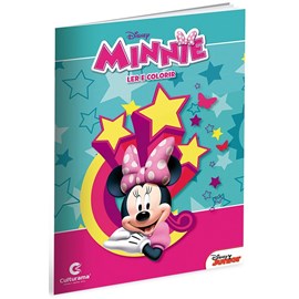 Minnie | Ler e Colorir Médio