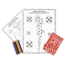 Segunda imagem do produto Miraculous | Colorindo com Adesivos