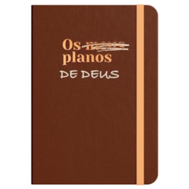 Moleskine | Os Planos de Deus | Marrom |  Viviane Martinello