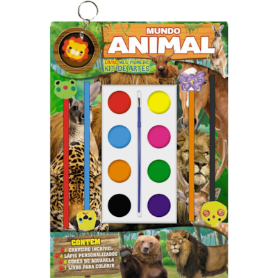 Mundo Animal | Livro Meu Primeiro Kit de Artes