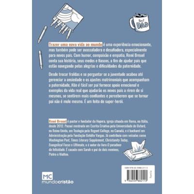 Segunda imagem do produto Não é Fácil Ser Pai | René Breuel